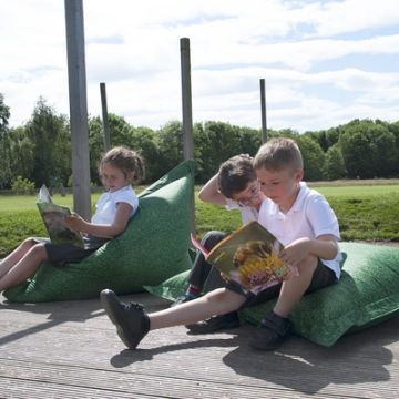 Nature Floor Cushions Spring Grass