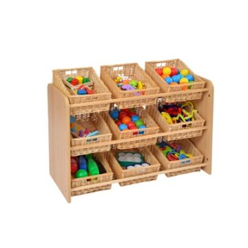 Room Scenes Classroom Tidy with 9 Willow Baskets
