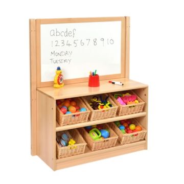 Room Scenes Angled Tidy With Baskets & Drywipe/Mirror Divider