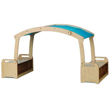 Low Level Den Cave Set Blue with Baskets