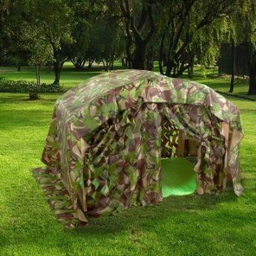 Folding Den With Camouflage Den Kit