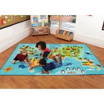 Animals & Places of the World Carpet