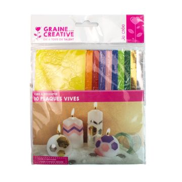 Candle Wax Sheets 10 Assorted
