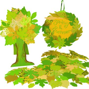 Paper Display Leaves