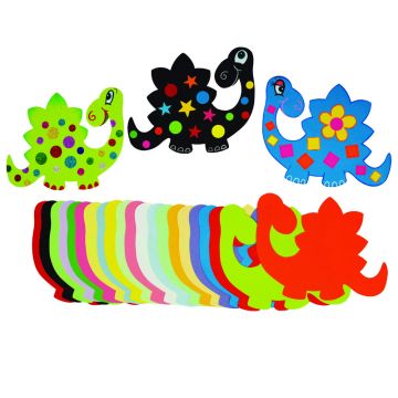 Jumbo Paper Shapes - Dinosaurs