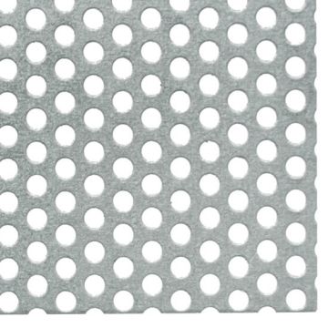 Galvanised Mesh - Round Hole